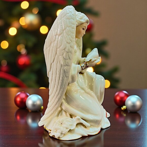 Lenox Angelic Visions Peace Kneeling Angel Figurine  6" With Box - Picture 2 of 6